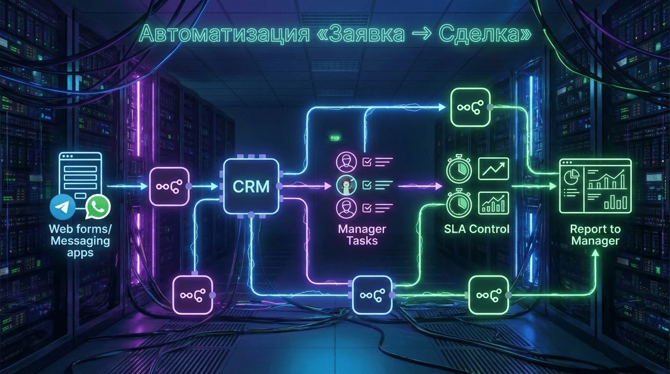 Автоматизация «Заявка → Сделка»